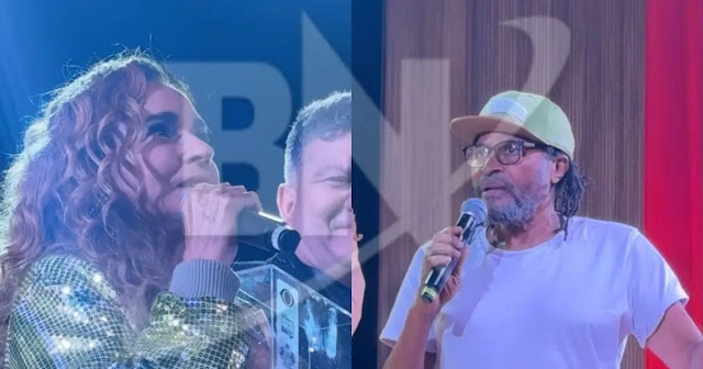 Ao receber prêmio, Daniela Mercury sugere agressão de Edson Gomes à esposa, e cantor reage: “Quero que você prove”